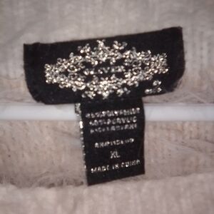 Oliver Women's Multi-Color Striped Eye Lash Bln Sleeves Sweater By Escio Sz XL